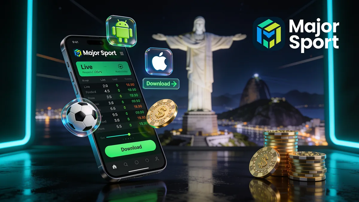 Major Sport App: Baixe o Aplicativo e Aposte com Bônus