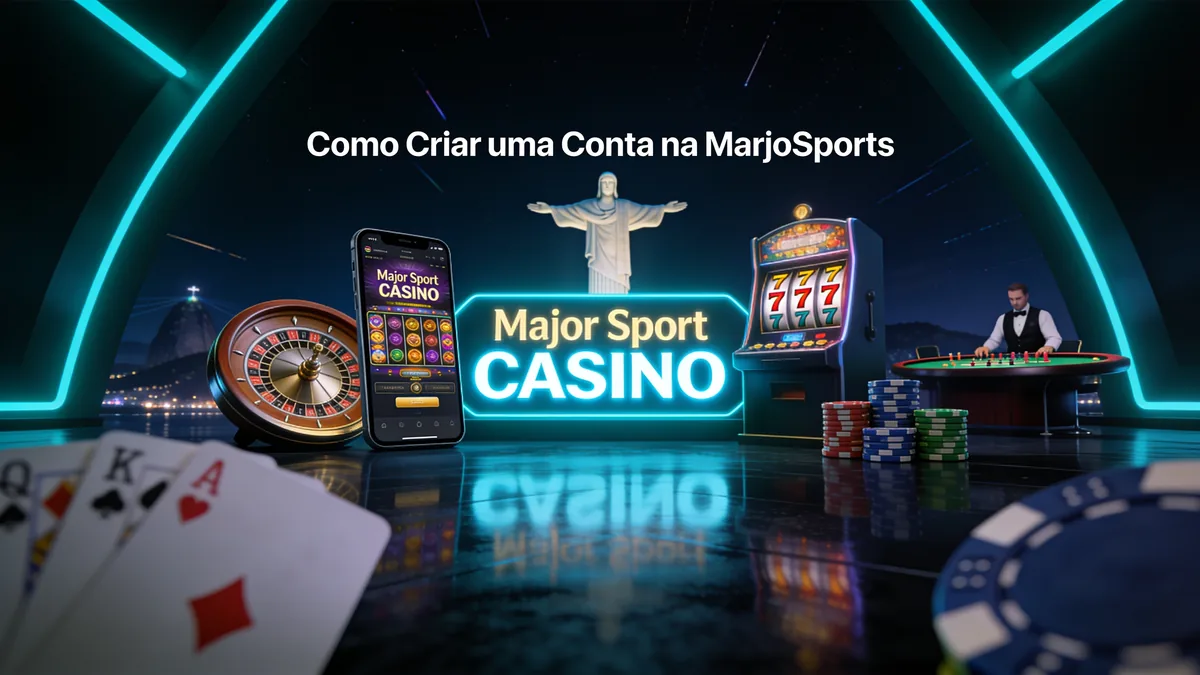 Como Criar uma Conta na MarjoSports para jogadores no Brasil